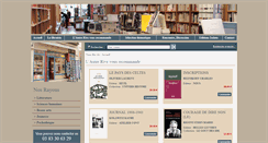 Desktop Screenshot of librairie-lautrerive.com