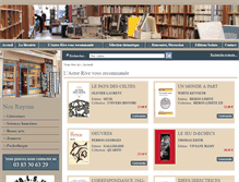 Tablet Screenshot of librairie-lautrerive.com